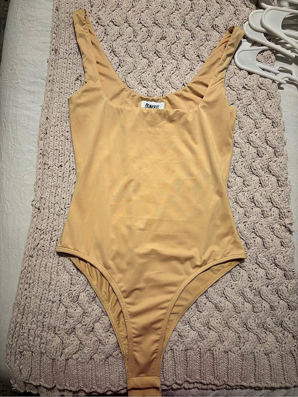 Princess Polly bodysuit in Yellow Like New